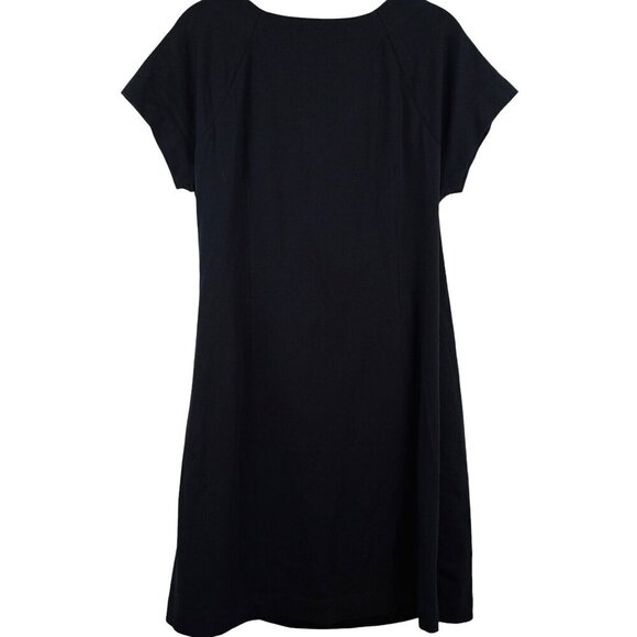 Soft Surroundings Womens Black Faux Wrap Dress‎ Size PL - Picture 3 of 5